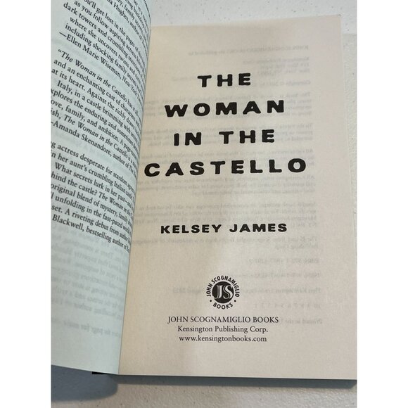 The Woman in the Castello by Kelsey James Hardcover Book Brand New - Picture 5 of 5